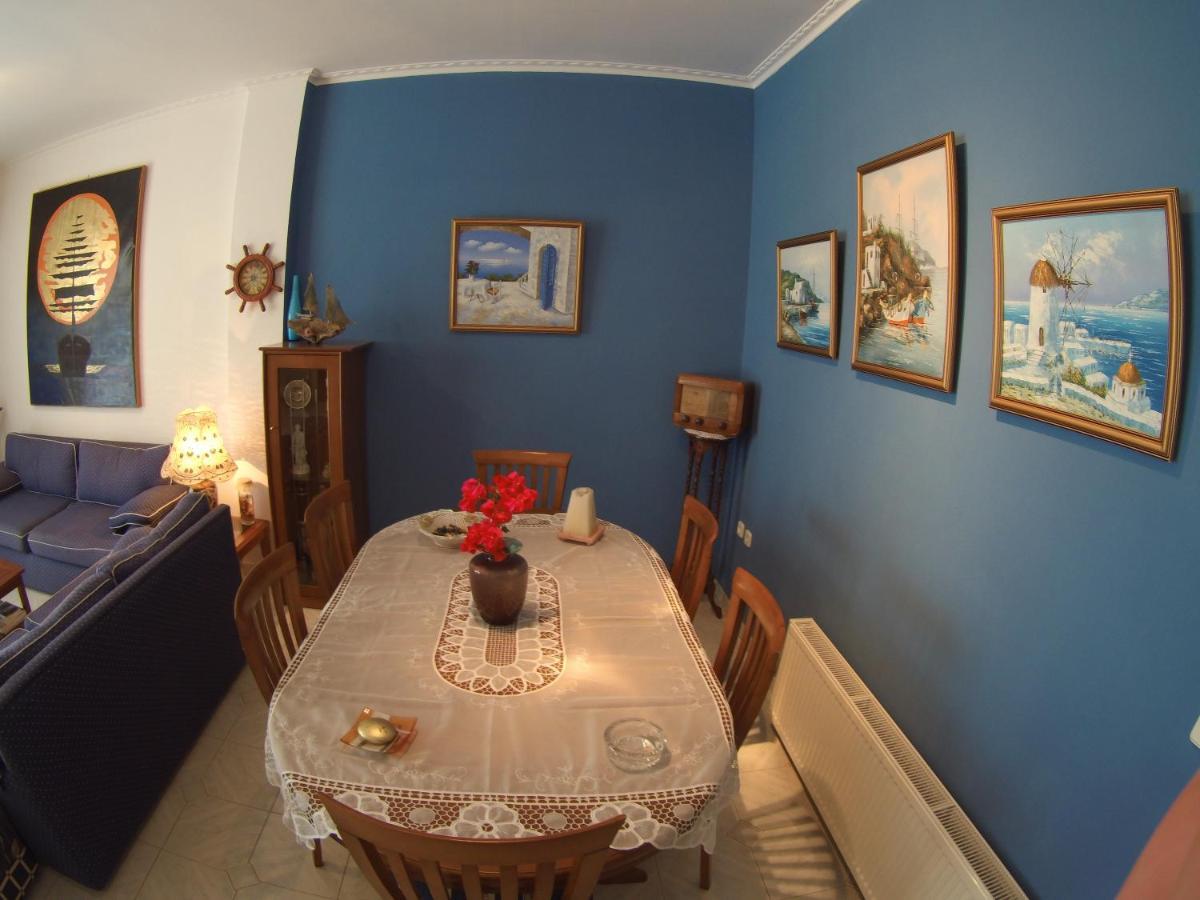 Blue & White Maisonette Over The Sea Near Sounio Sounion Exterior photo