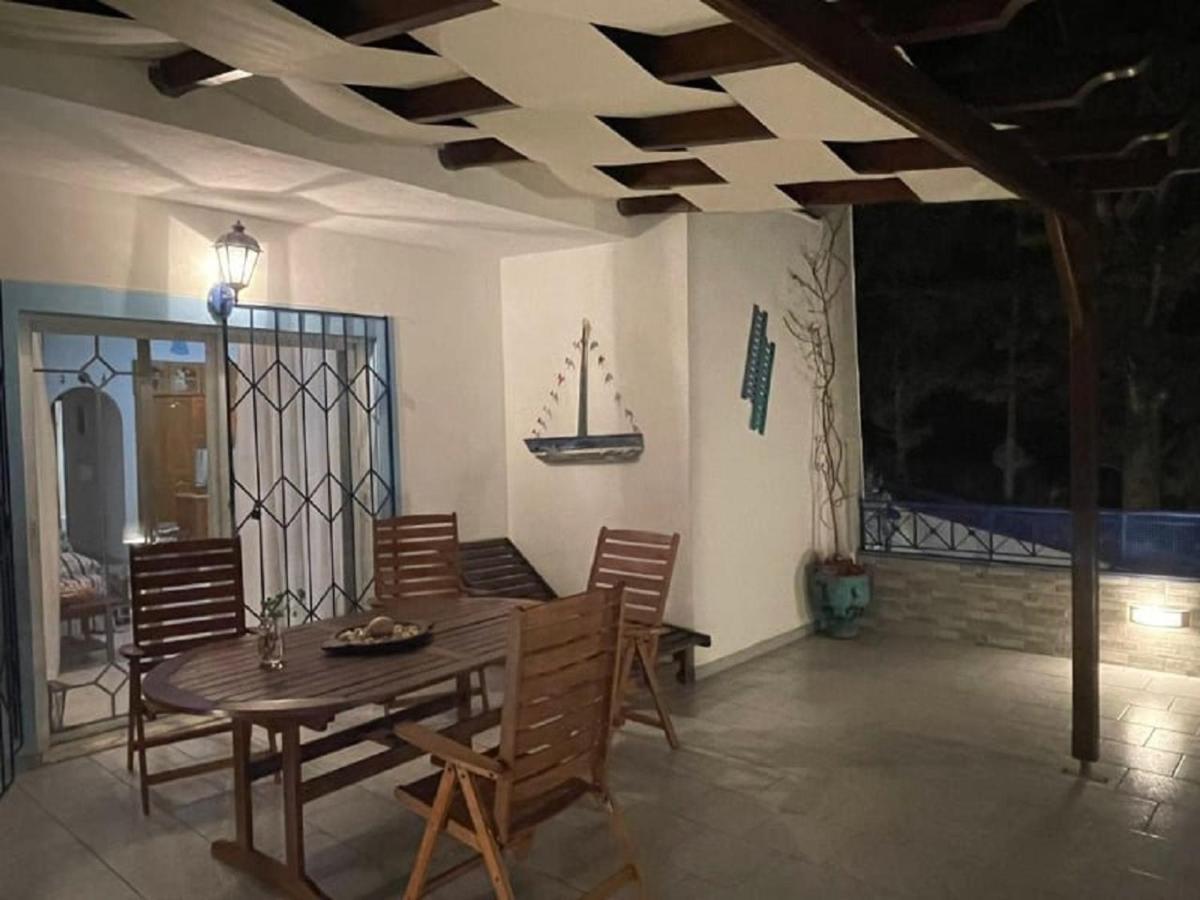 Blue & White Maisonette Over The Sea Near Sounio Sounion Exterior photo